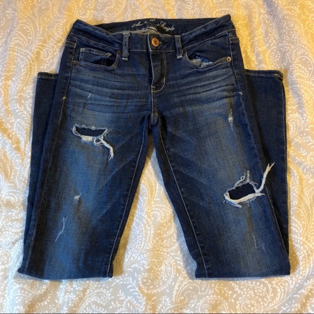 Ripped American Eagle Jeans
